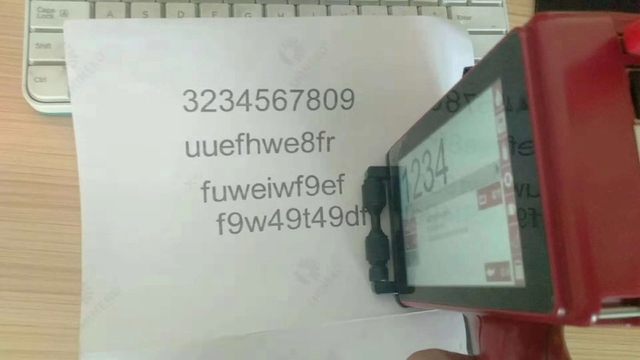 怎样导?外部数据?F6手持式喷码机？？？？