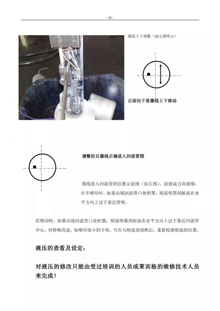 莱宾格喷码机浅易操作手册